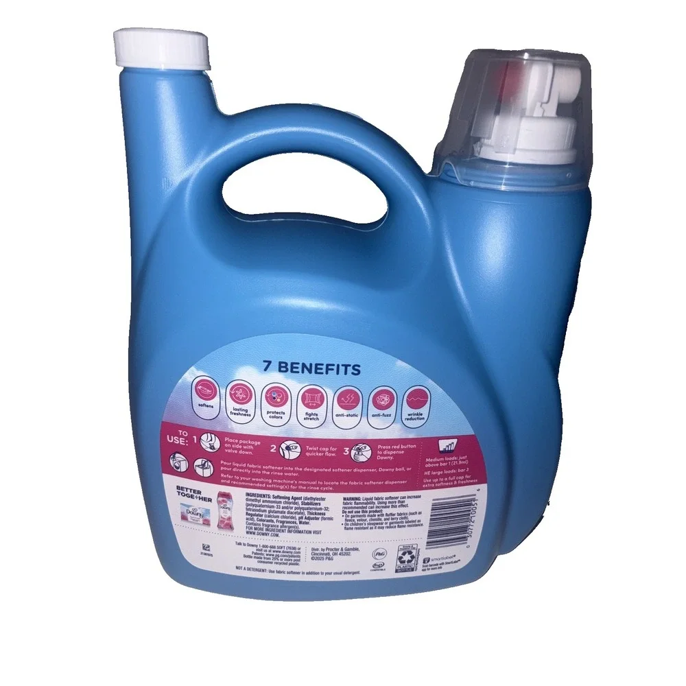 (3) LOT -  Fabric Softener Pack.  Downy And Suavitel Liquid Fabric Softener.